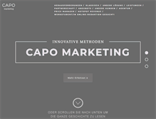 Tablet Screenshot of capo-marketing.com